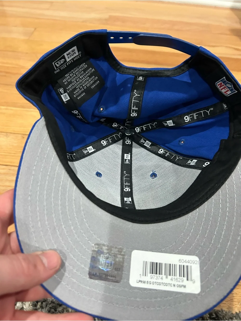 New Era Royal Blue New York 'ny' Snapback Hat